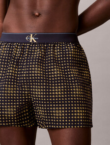 CK X Cotton Monogram Slim Boxer, SORTING LOGO SHORELINE, hi-res