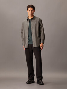 Relaxed Oxford Shirt, Falcon, hi-res