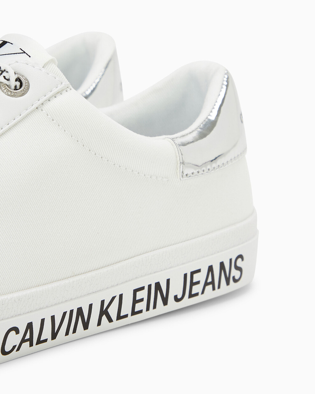 LOGO LACE UP SNEAKERS, Bright White, hi-res