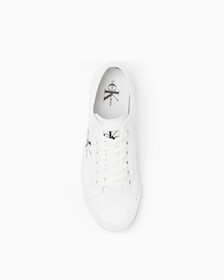ESSENTIAL VULCANIZED MONOGRAM SNEAKERS, White, hi-res