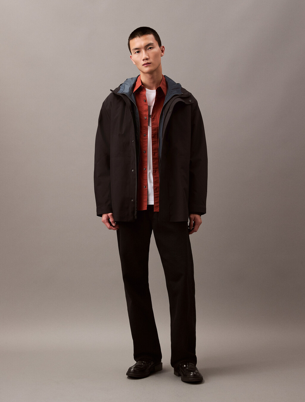 3-in-1 Mid Length Jacket, Black Beauty, hi-res