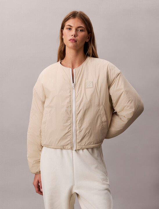 Reversible Logo Quilted Jacket
