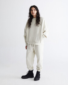 STANDARDS FLEECE CREWNECK SWEATSHIRT, BONE WHITE-101Y, hi-res