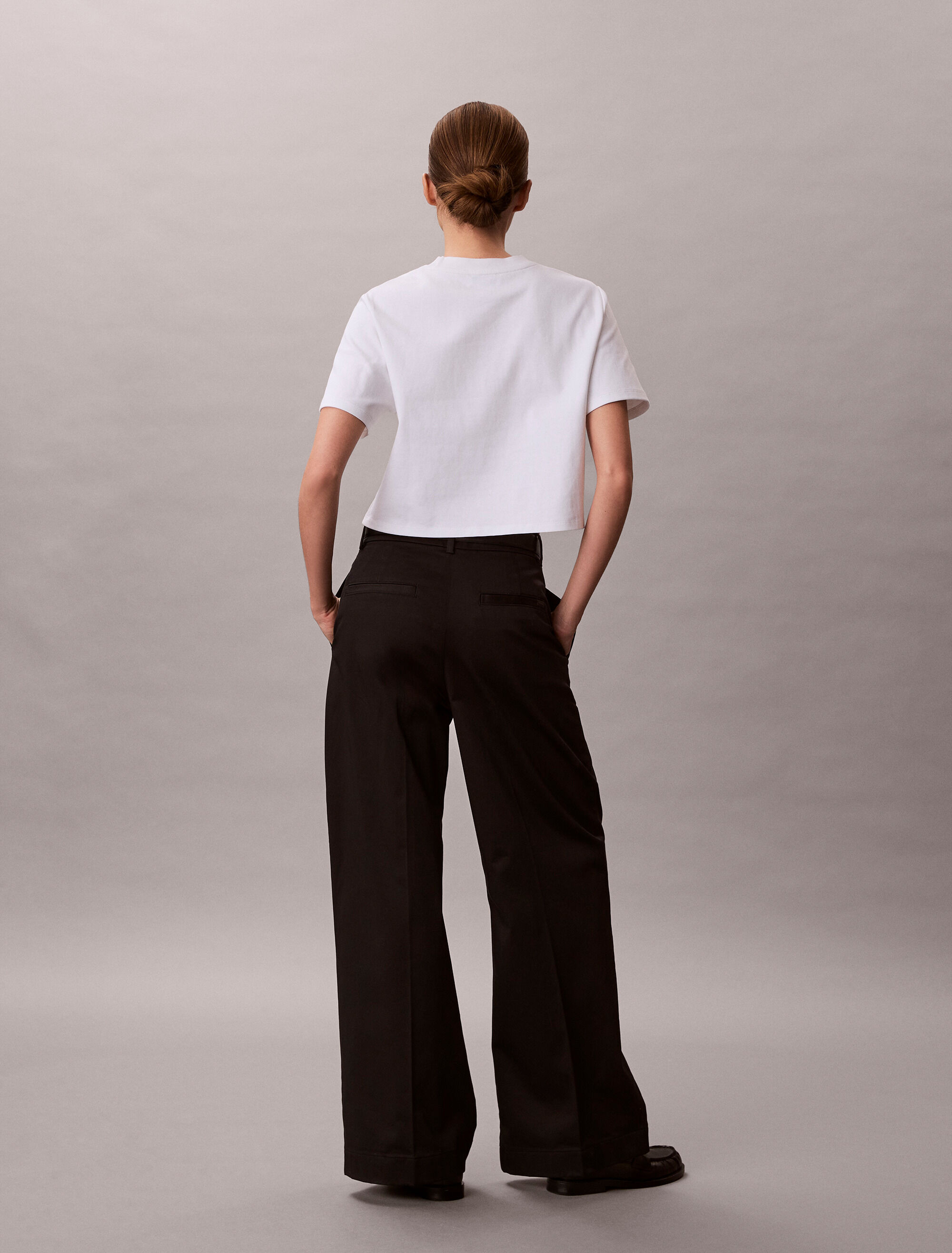 Baggy Chino Pants | black | Calvin Klein Singapore