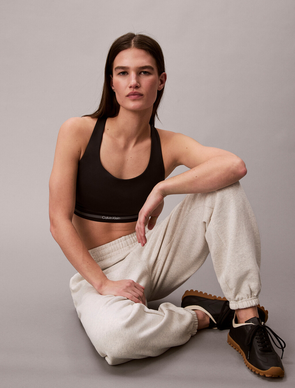 Quick-Dry Medium-Impact Sports Bra, Black, hi-res