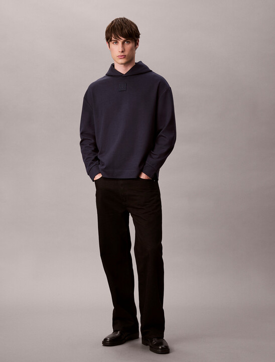 Stretch Wool Blend Hoodie