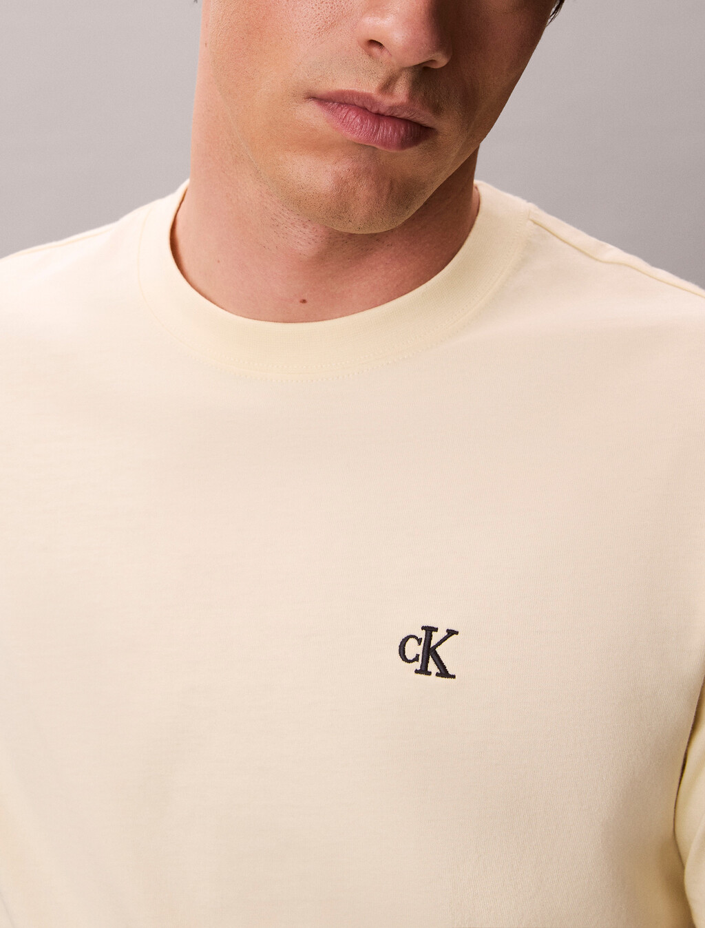 Embroidered Monogram Logo Relaxed T-Shirt, Pear Sorbet, hi-res