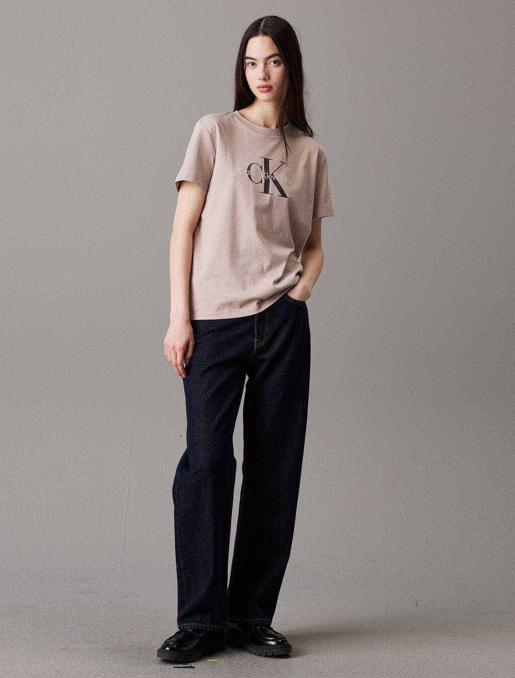 Monogram T-shirt, Goat, hi-res