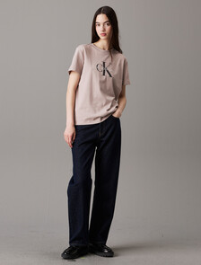 Monogram T-shirt, Goat, hi-res