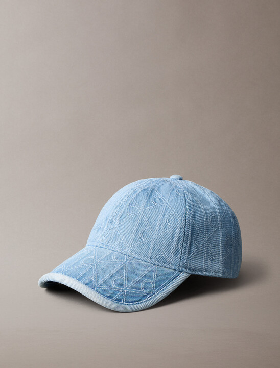 Monogram Quilted Denim Baseball Cap