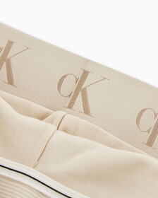 INFINITE COOL MONOGRAM CROPPED ZIP UP HOODIE, Classic Beige, hi-res