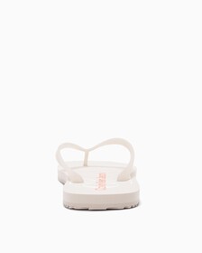 MONOGRAM FLIP FLOPS, Eggshell, hi-res
