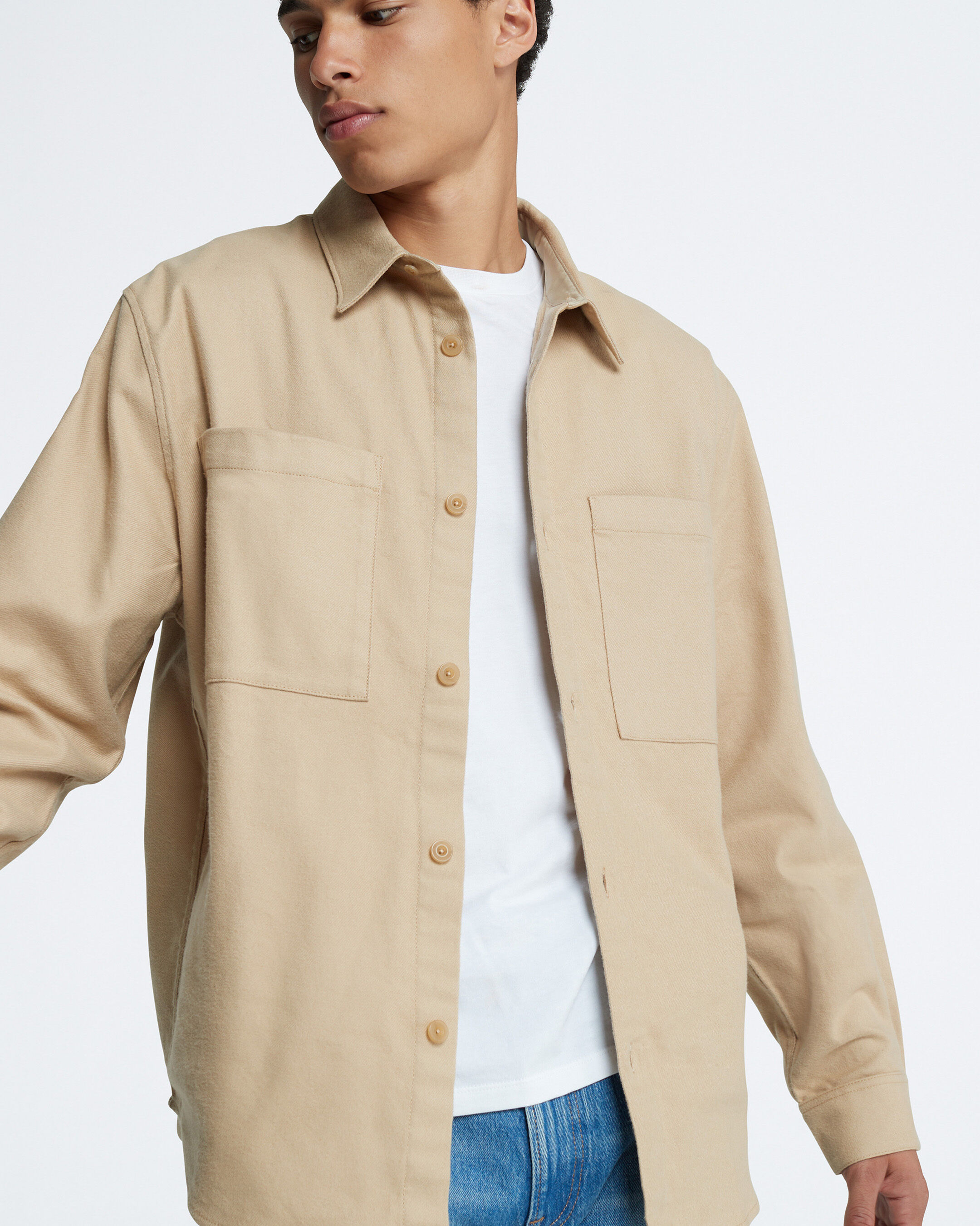 Down shirt 2024 jacket mens