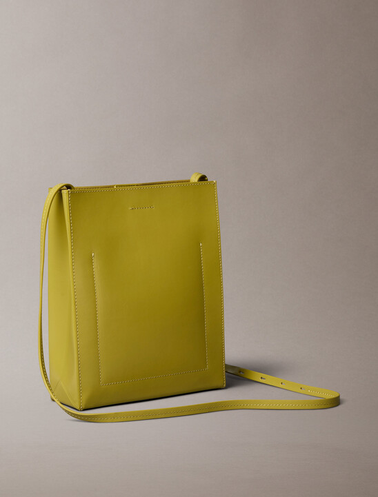 CK Paper Bag Leather Crossbody