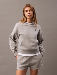 Archive Logo Fleece Hoodie, Heroic Gray Heather, hi-res