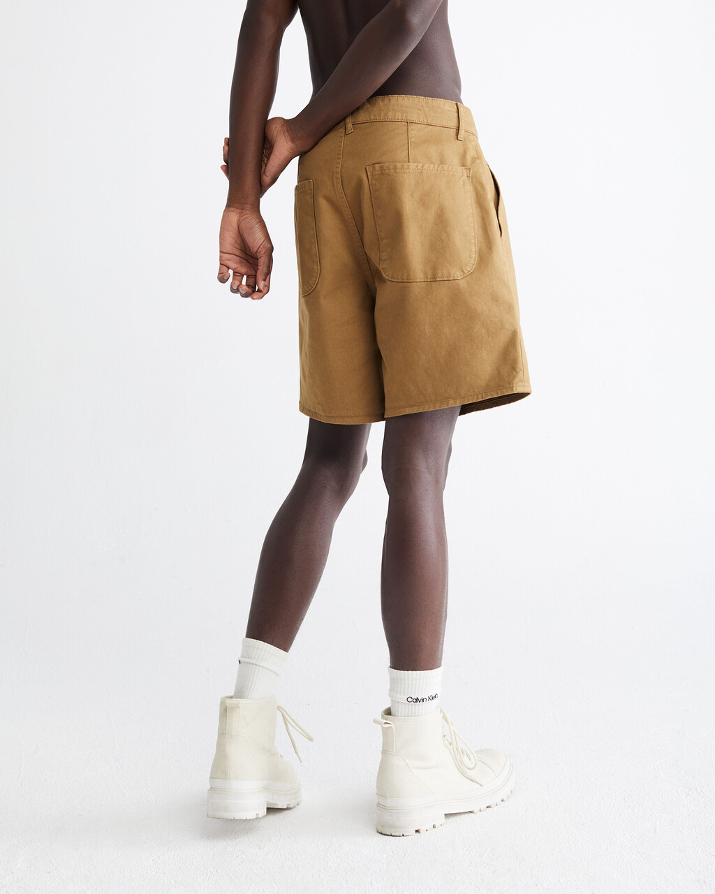 STANDARDS OVERDYED DECK SHORTS, OLIVE-210KCB, hi-res