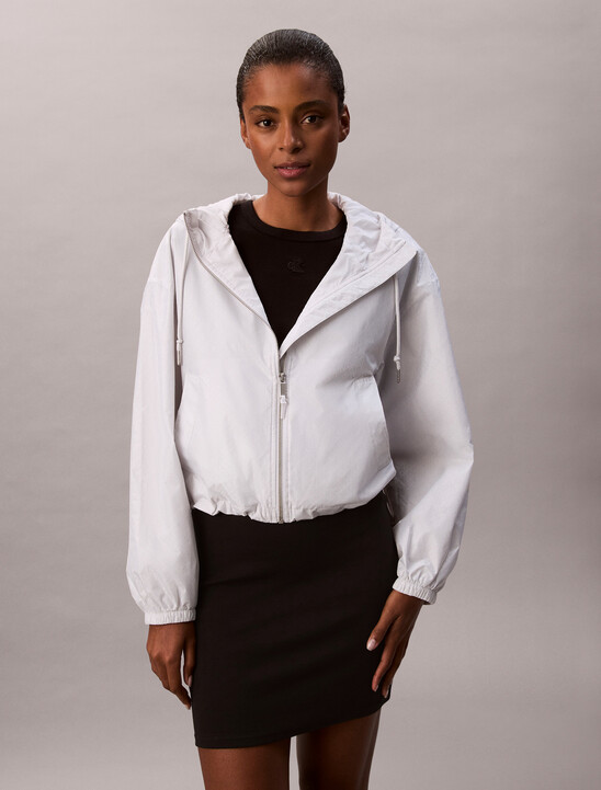 All Over Print Logo Jacquard Wind Jacket