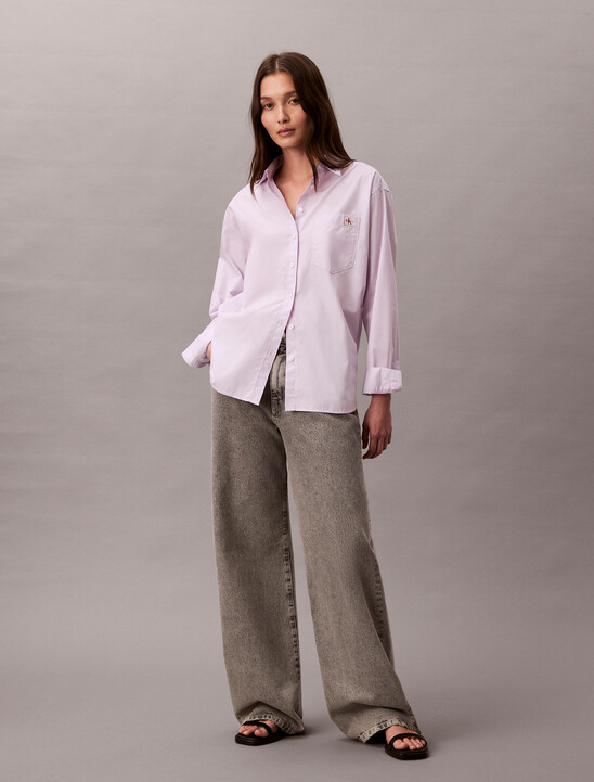 Relaxed Cotton Poplin Shirt