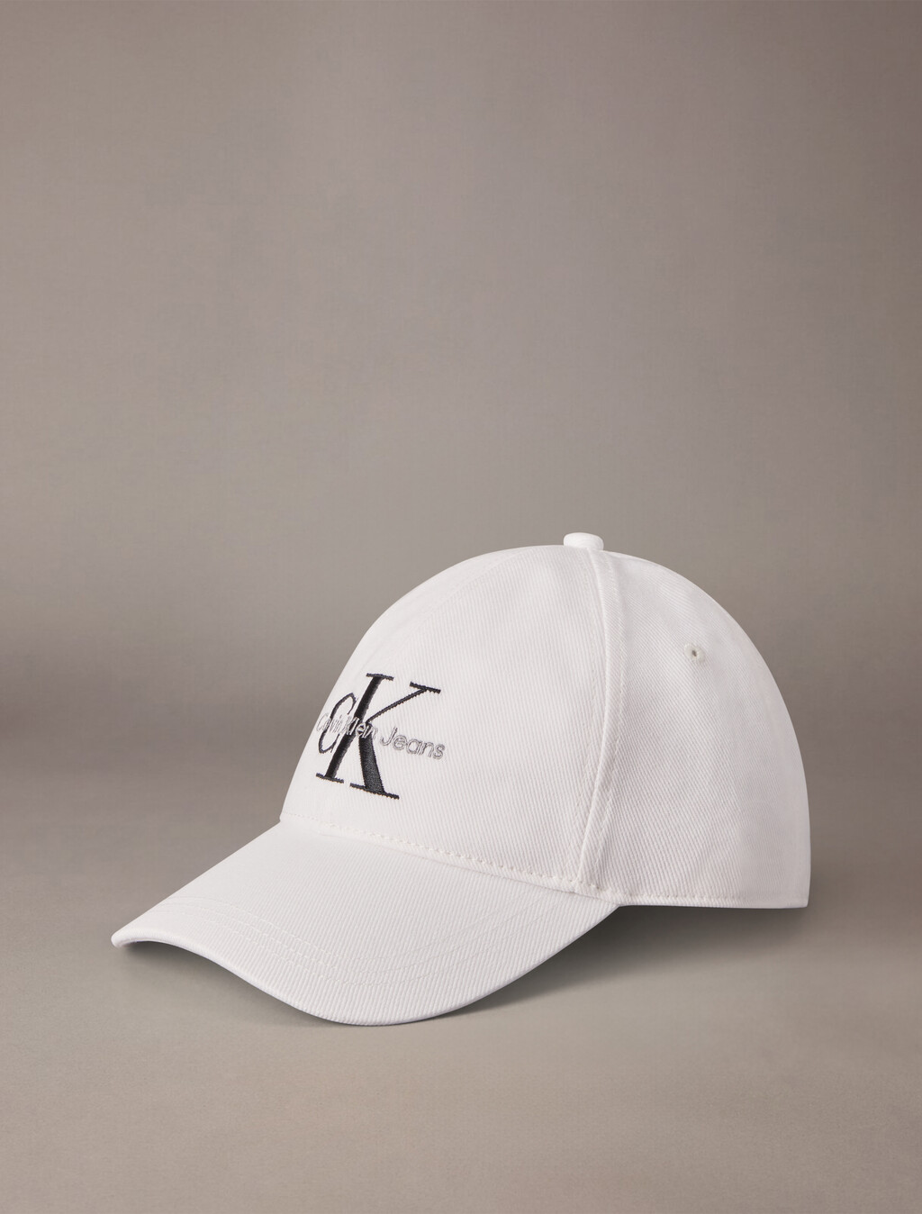 Monogram Baseball Cap, Bright White, hi-res
