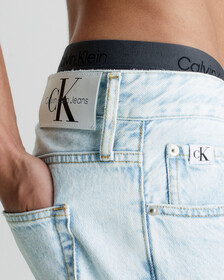 90'S STRAIGHT PRINTED JEANS, Denim Light, hi-res
