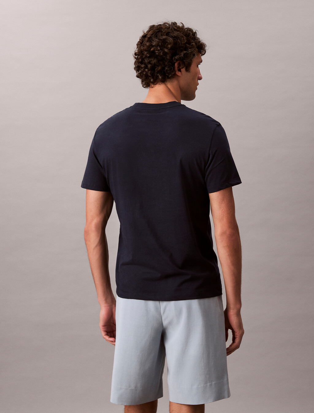 Solid Liquid Touch Crewneck Tee, Dark Sapphire, hi-res
