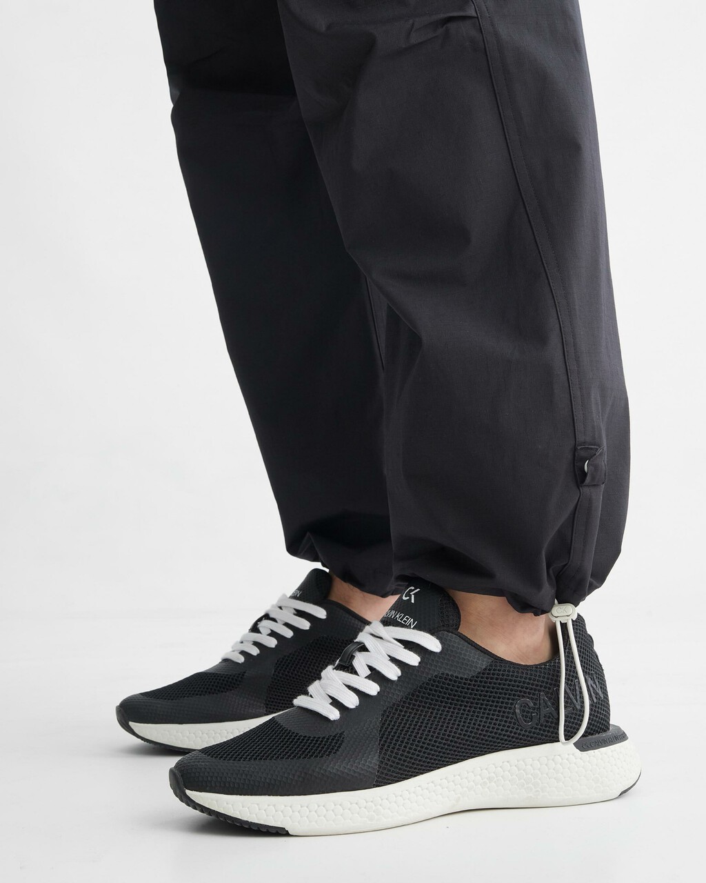 CK ATHETLIC OVERSIZED SWEATPANTS, BLACK BEAUTY, hi-res
