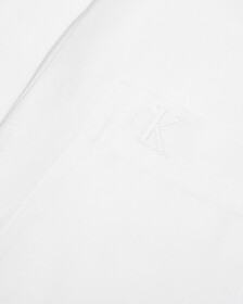 Summer Textures Side Tie Sleeveless Shirt, Bright White, hi-res