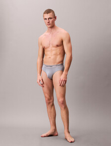 3 Pack Hip Briefs - Microfibre Stretch, black/ sleet / adrenaline rush, hi-res