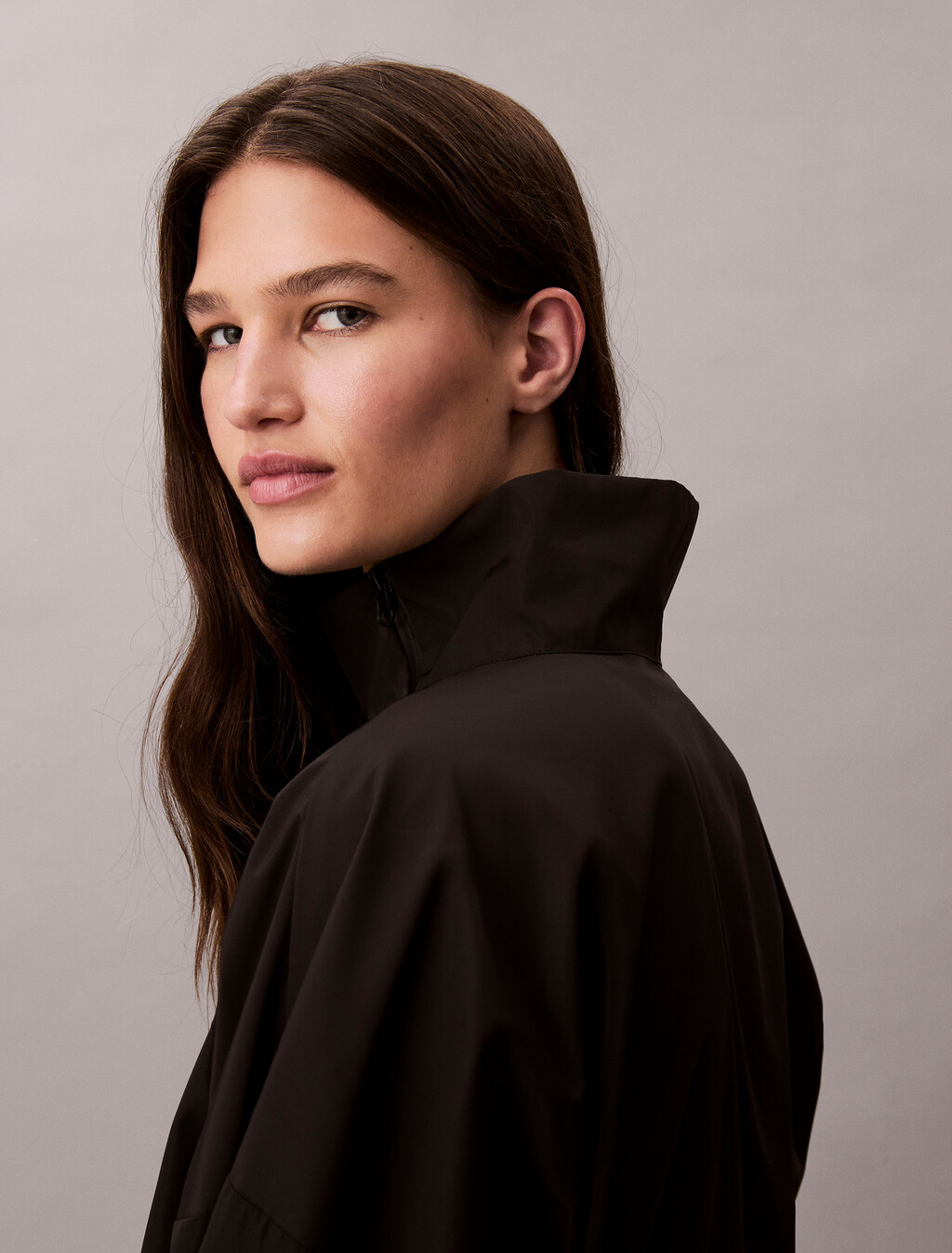 Tech Lightweight Pull On Jacket, Black, hi-res