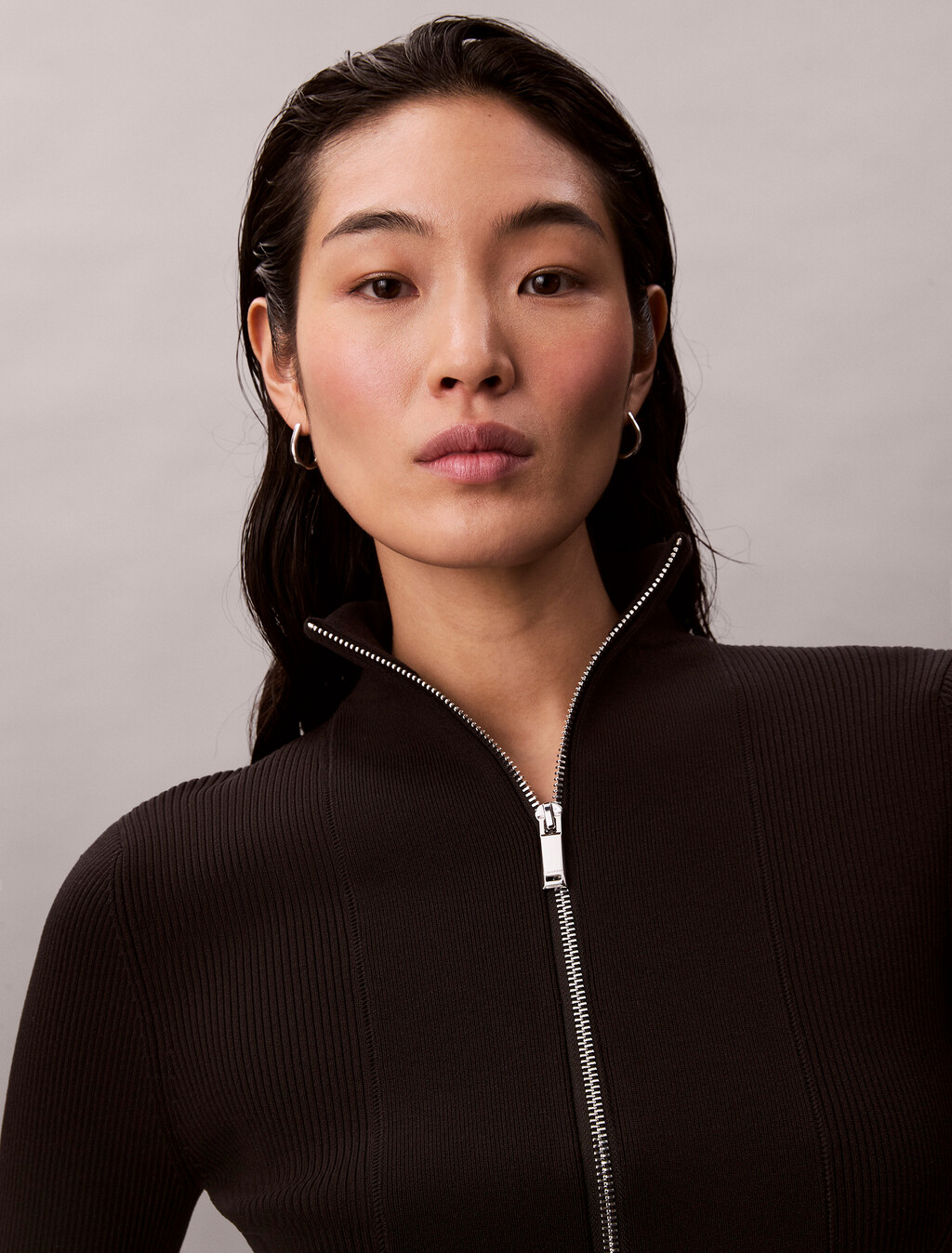 Tech Capsule Nylon Zip Jacket, Black, hi-res