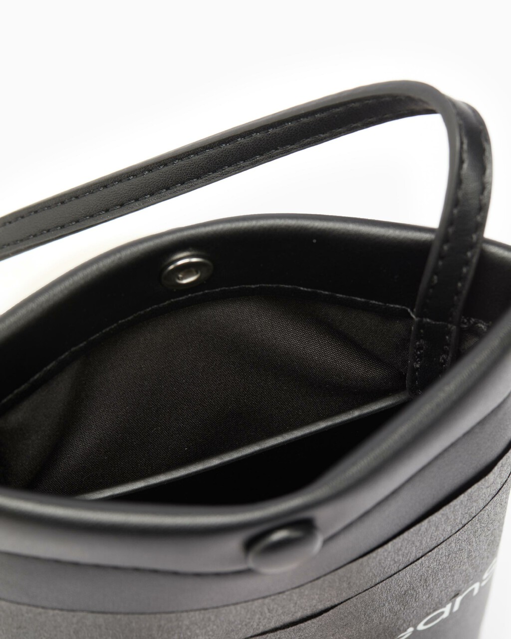 SCULPTED MONOGRAM TOTE, BLACK, hi-res