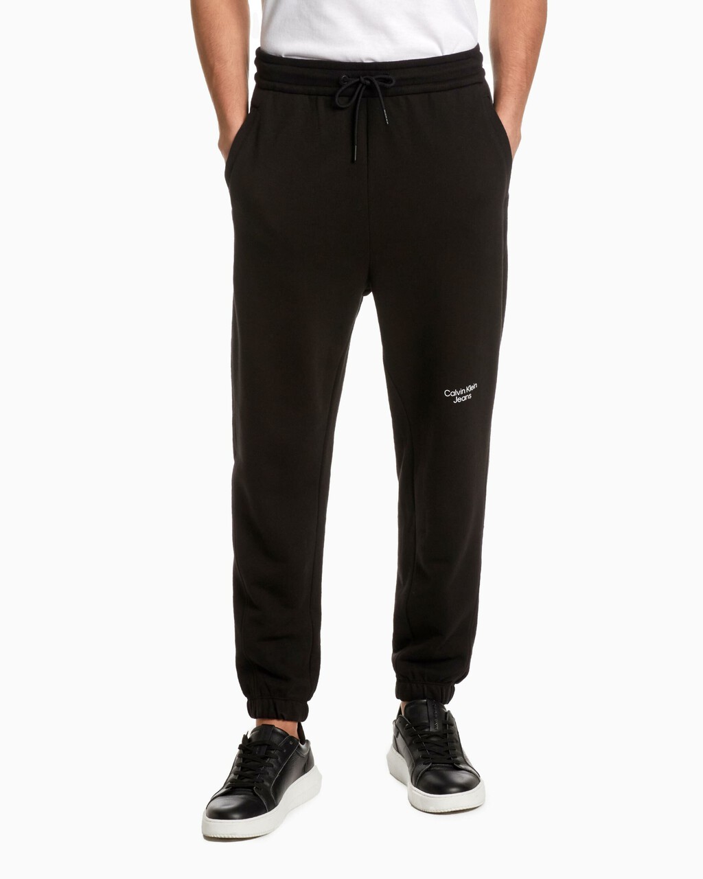 STACKED LOGO SWEATPANTS, Ck Black, hi-res