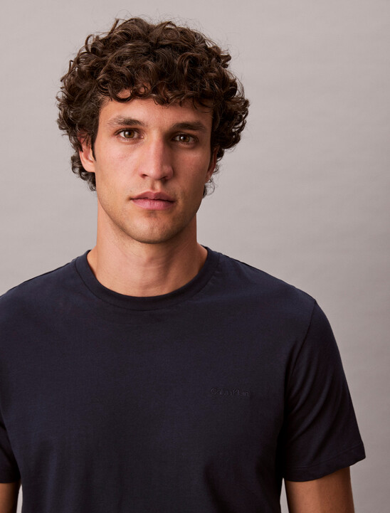 Solid Liquid Touch Crewneck Tee