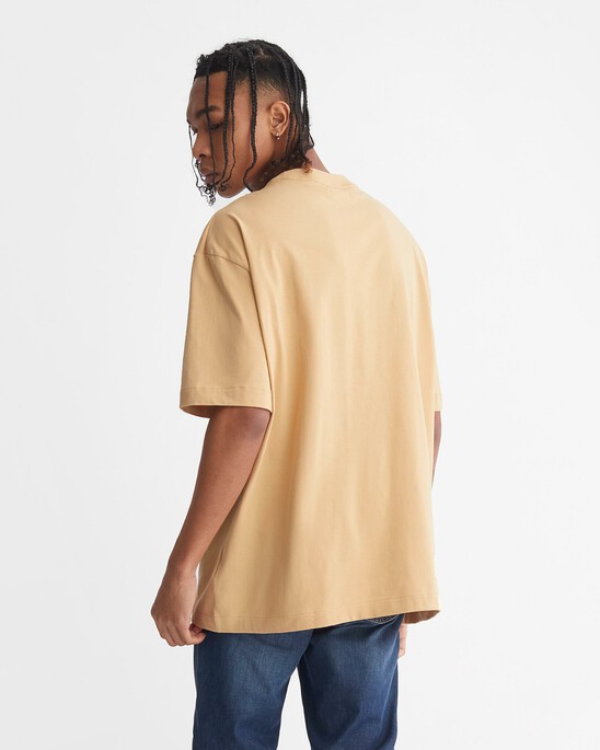 CALVIN LOGO CREW NECK TEE