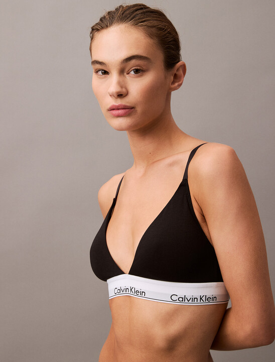 Icon Cotton Lightly Lined Triangle Bralette