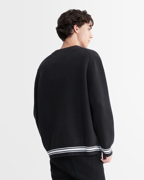 Varsity Pullover Sweater