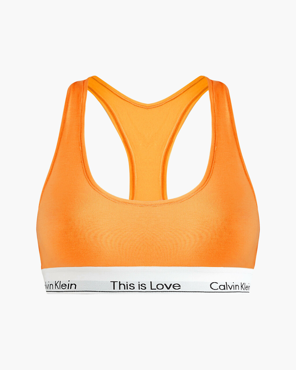Modern Cotton Unlined Bralette, Orange Juice, hi-res