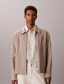 Linen Lyocell Shirt Jacket, Roasted Cashew, hi-res