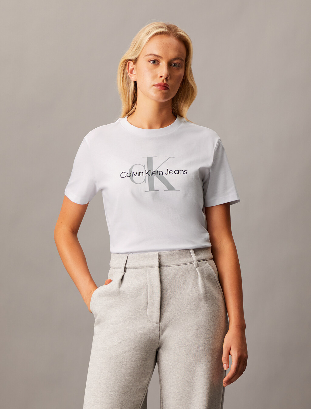 Monogram T-shirt, Brilliant White, hi-res