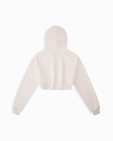 Mineral Dye Monologo Hoodie, Ivory, hi-res