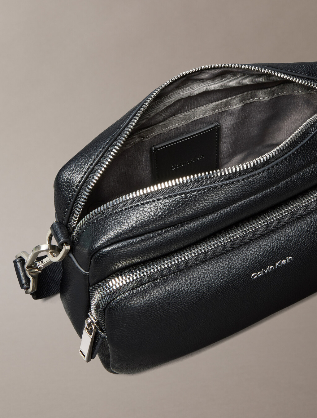 Micro Pebble Camera Bag, Black, hi-res