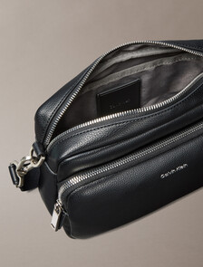 Micro Pebble Camera Bag, Black, hi-res