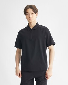 ESSENTIALS OVERSIZED POLO, BLACK BEAUTY, hi-res
