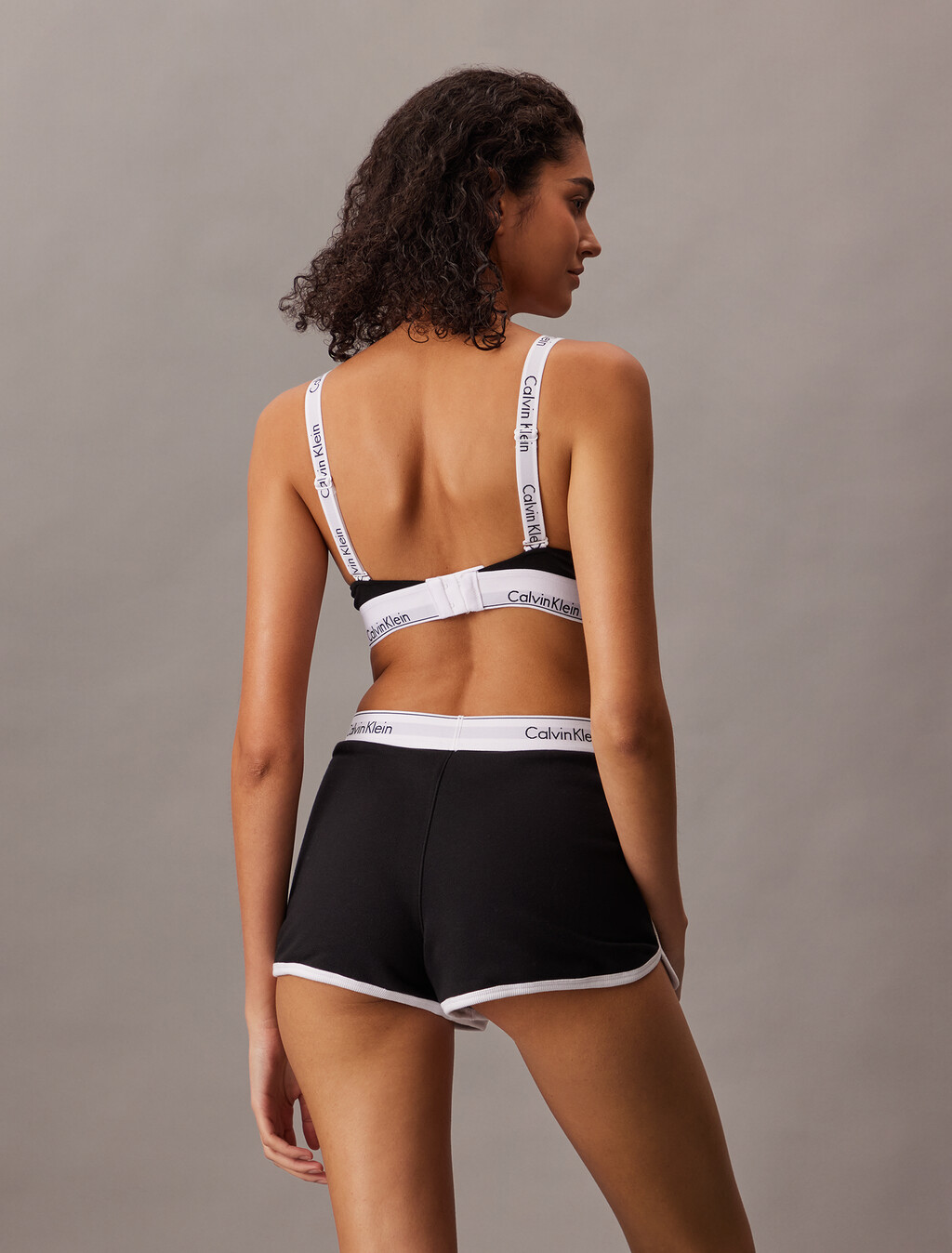 Icon Cotton Sleep Shorts, Black (Legacy 001), hi-res