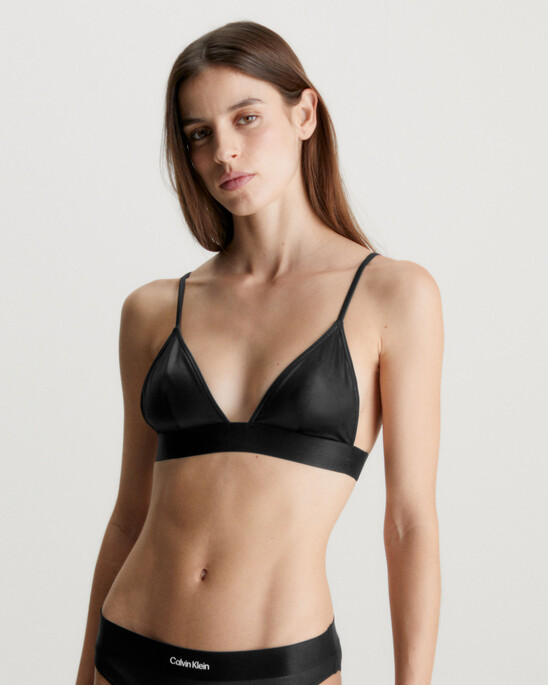Calvin Klein Refined Triangle Bikini Top