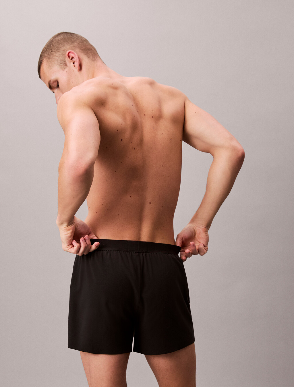 CK Black Slim Fit Boxers, Black, hi-res