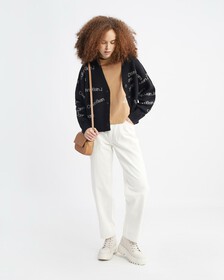 STRAIGHT OMBRE LOGO TEE, Timeless Camel, hi-res