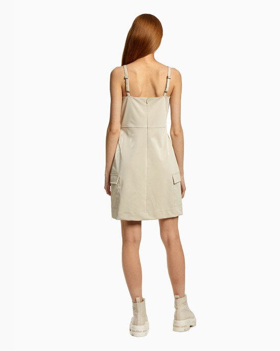 REIMAGINED UTILITY LIQUID COATING DRESS