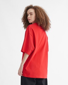 Year Of The Rabbit Relaxed Fit Tee, FLAME SCARLET, hi-res