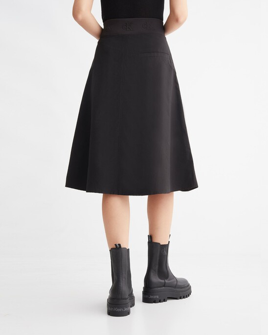 PREMIUM CAPSULE FRONT ZIP A LINE SKIRT